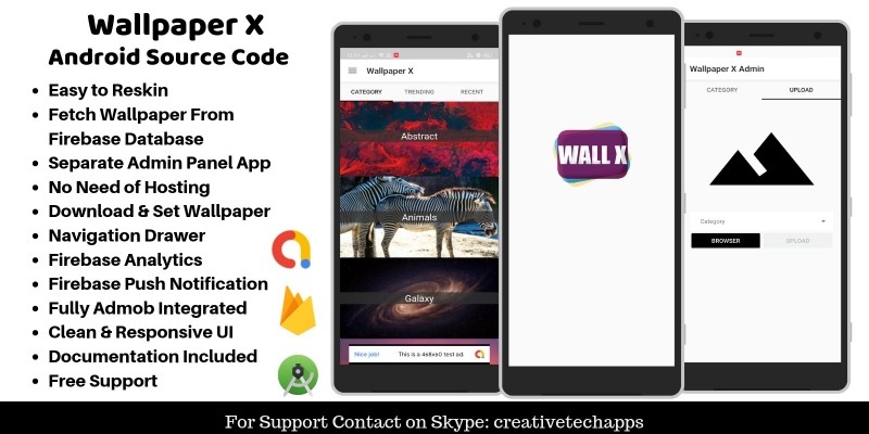 Wallpaper X - Android App Source Code
