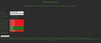 phpPortScanner - PHP Port Scanner Script Screenshot 1