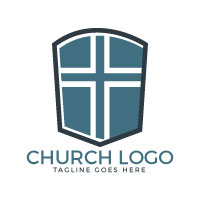 Cross Vector Logo Design