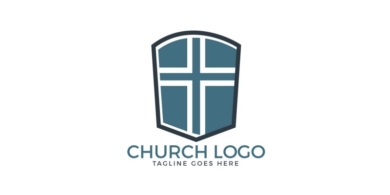 Cross Vector Logo Design