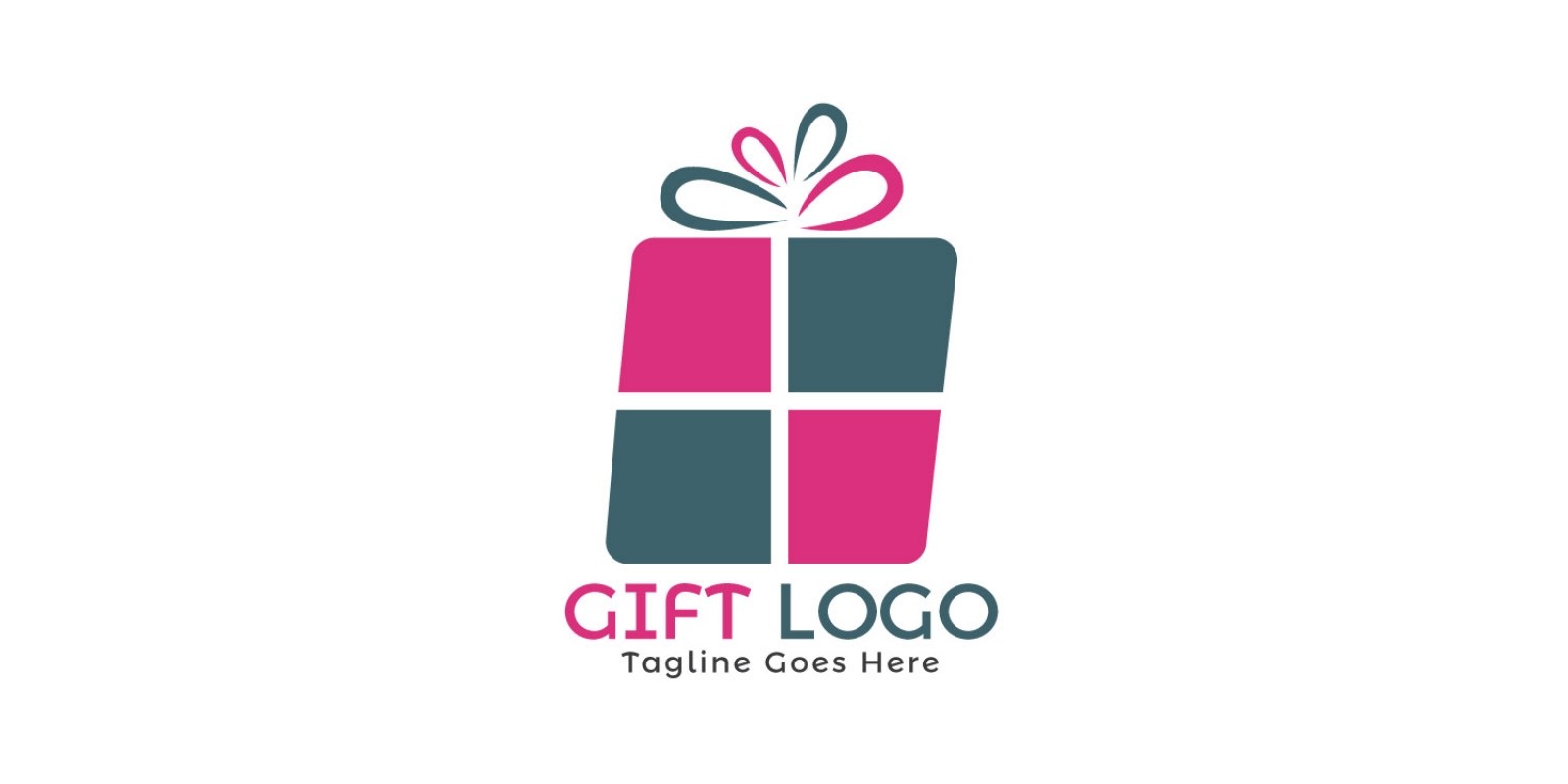 Gift Box Logo Design By Ikalvi Codester