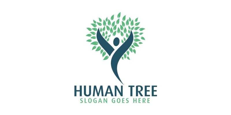 Human Tree Logo Design