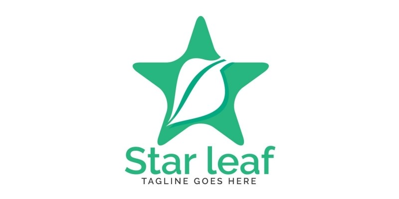 Star Leaf Logo Design