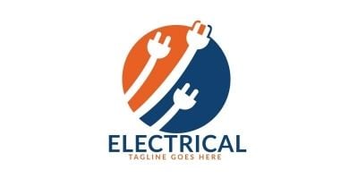 Electrical Plug Logo Design