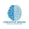Brain and Fingerprint Logo Design