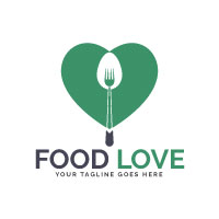 Food Love Logo Design