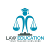 Law Education Logo Design