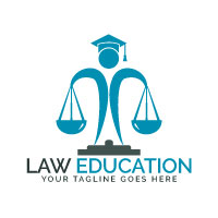 Law Education Logo Design