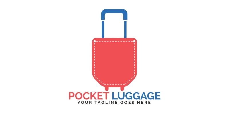 Pocket Luggage Logo Design