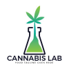 Cannabis Lab Vector Logo Design