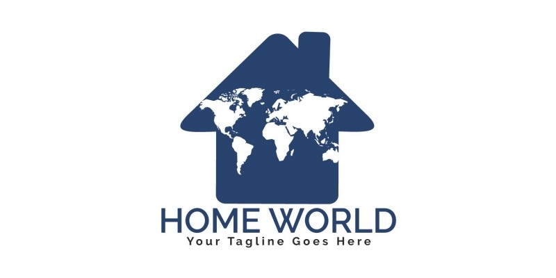 Home World Logo Design