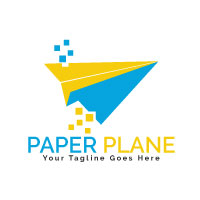 Paper Plane Logo Design