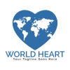 World Heart Logo Design