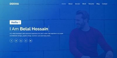 Dekha Personal Portfolio Template