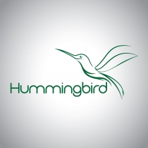 Abstract  Hummingbird Vector Logo Screenshot 4
