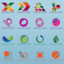16 Beautiful Colorful Vector Logo Design Templates Screenshot 3