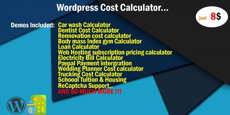 Cost Calculator WordPress Calculator