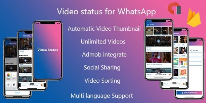 Video Status  App - iPhone App with Admin Panel