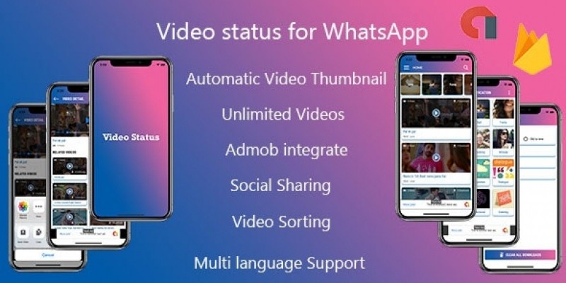 Video Status App - iPhone App with Admin Panel