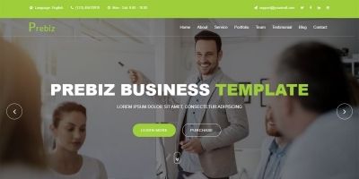Prebiz - Digital Corporate Business Template