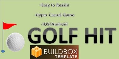 Golf Hit - Buildbox Template