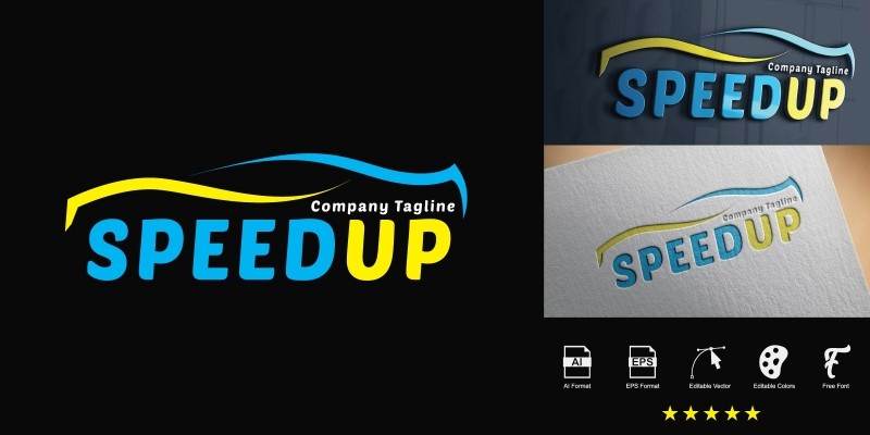 Speedup Logo Template