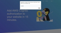 AWS Cognito Authorization For Websites Screenshot 2