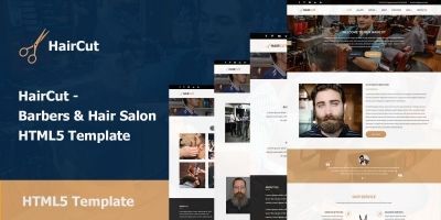 HairCut - Barbers And Hair Salon HTML5 Template