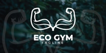 Eco Gym Logo Template Screenshot 1