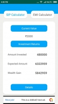 SIP And EMI Calculator Screenshot 2