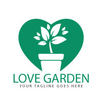 Love Garden Logo Design