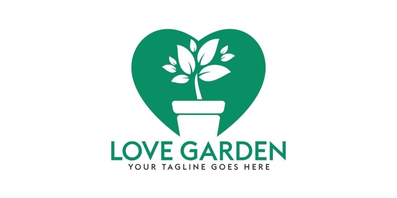 Love Garden Logo Design