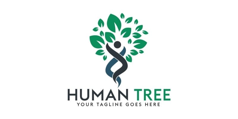 Human Tree Logo Design