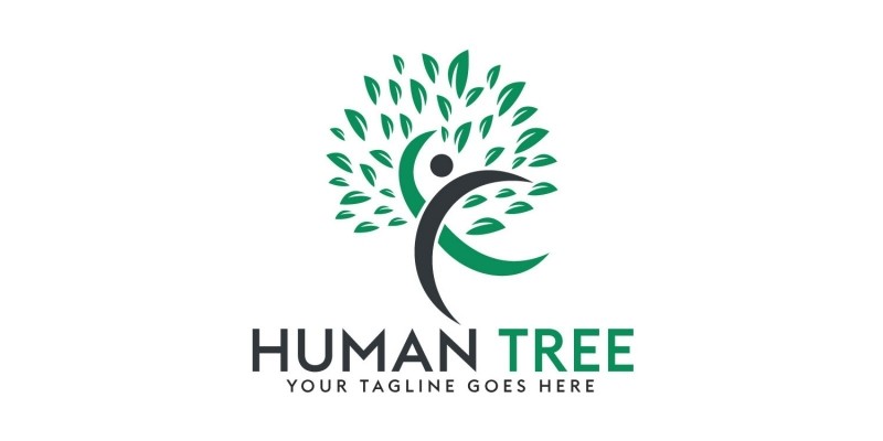 Human Tree Logo Design