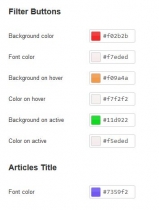 Filterable Items for K2 - Joomla Module Screenshot 4