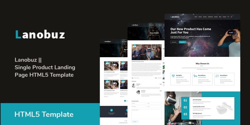 Lanobuz - Single Product Landing Page 