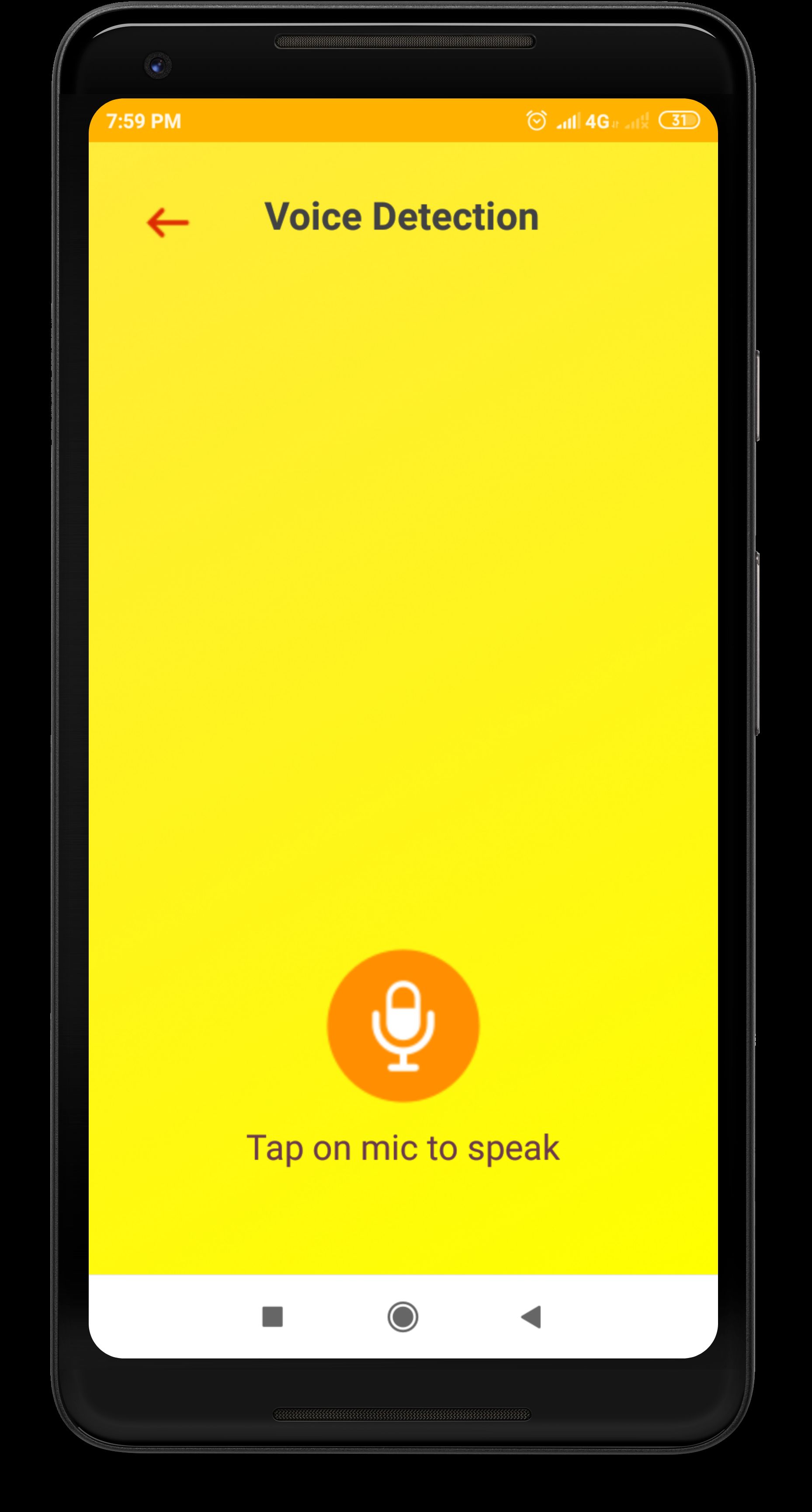 speech to text android app source code