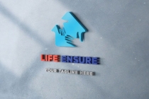 Hands In House Shape Logo Design Screenshot 1
