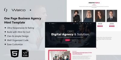 Walco - One Page Business HTML Template
