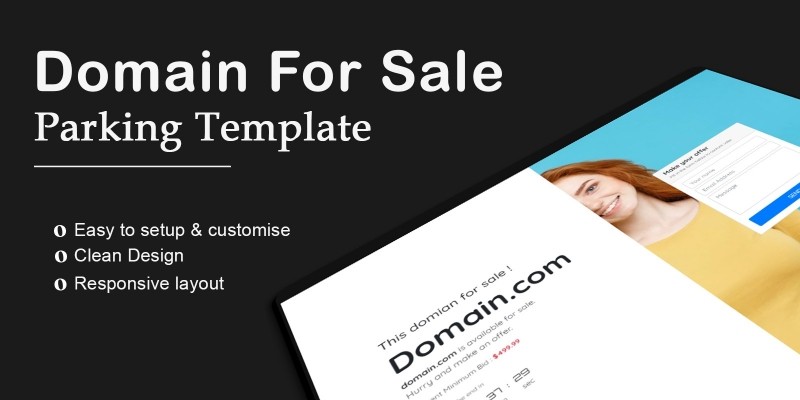 Domain For Sale HTML Website Template