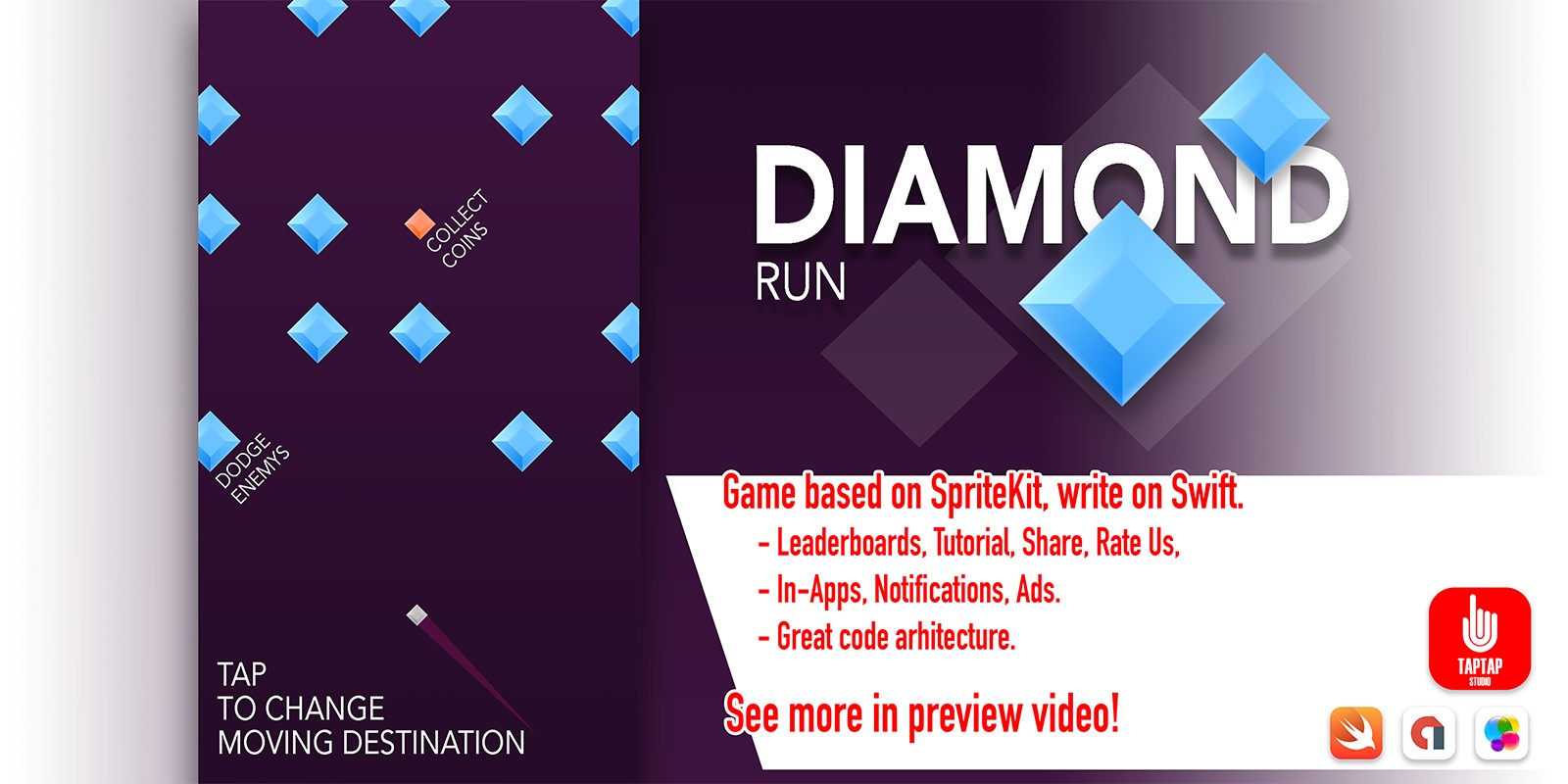 Diamond Run - iOS Source Code