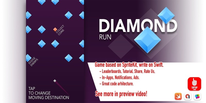 Diamond Run - iOS Source Code
