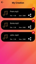Birthday Songs Maker - Android Source Code Screenshot 4