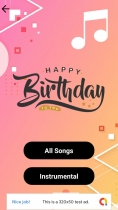 Birthday Songs Maker - Android Source Code Screenshot 5