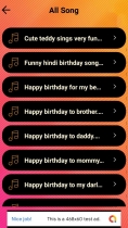 Birthday Songs Maker - Android Source Code Screenshot 8