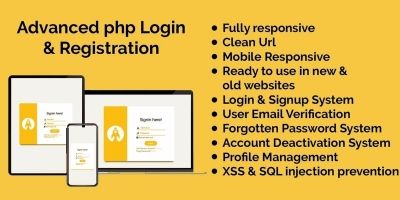 Login And Registration System - PHP Script