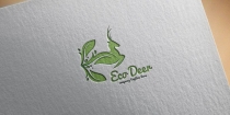 Eco Deer Logo Template Screenshot 1