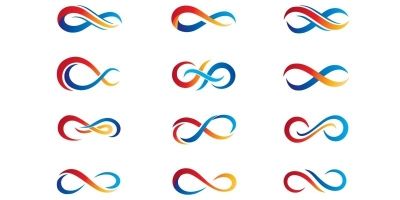 Unique Infinity logo Vector template