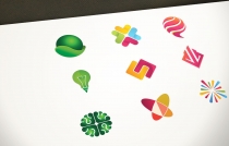 Modern Colorful Logo Design Inspiration Template Screenshot 2