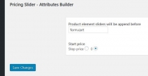 Pricing Slider Attributes Builder For WooCommerce Screenshot 2